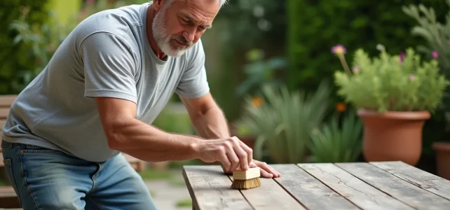 Comment restaurer et protéger efficacement vos meubles de jardin en bois avec un dégriseur