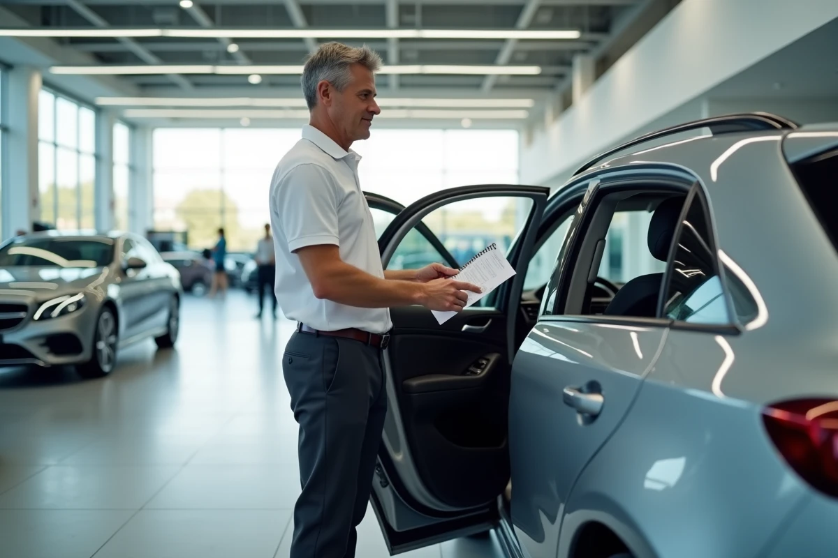 Spécialiste en ergonomie automobile expliquant les critères de sélection d'une voiture pour personne souffrant de hernie discale